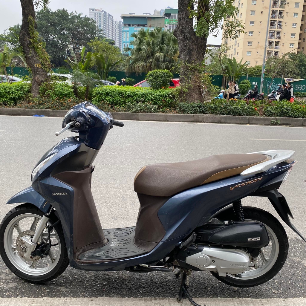 Bán xe Honda Vision 2015 màu xanh Tiger  Gia Hân  MBN122306  0902832772